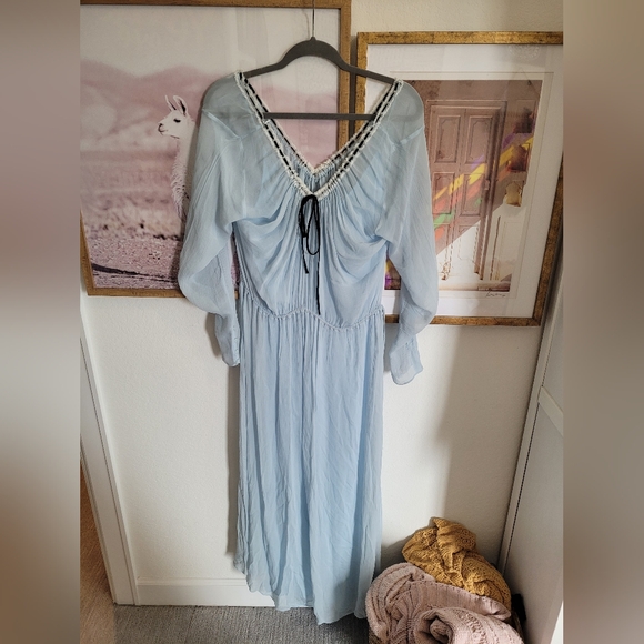 ZARA BRIDGERTON STYLE DRESS LIMITED EDITION SIZE LARGE LINGERIE - Picture 1 of 9